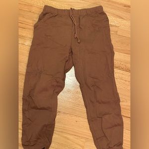Brown cotton on women’s size small sweatpants